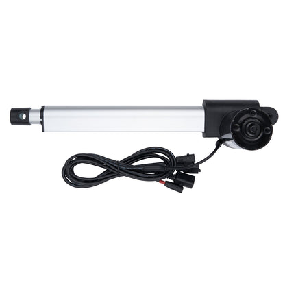 Linear actuator with cable on a white background