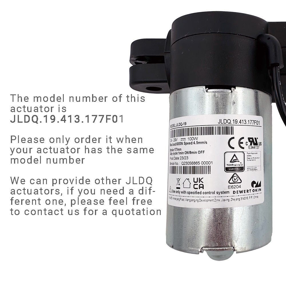 OKIN JLDQ.19.413.177F01 Linear Actuator for Recliner/Lift Chair