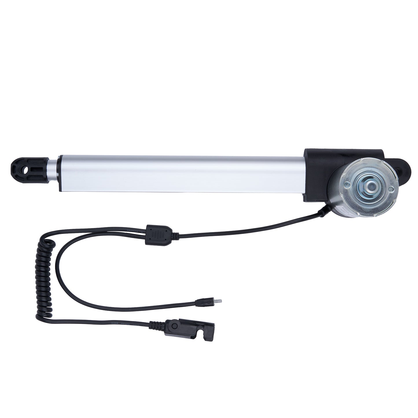 Motorized slider with cable on a white background