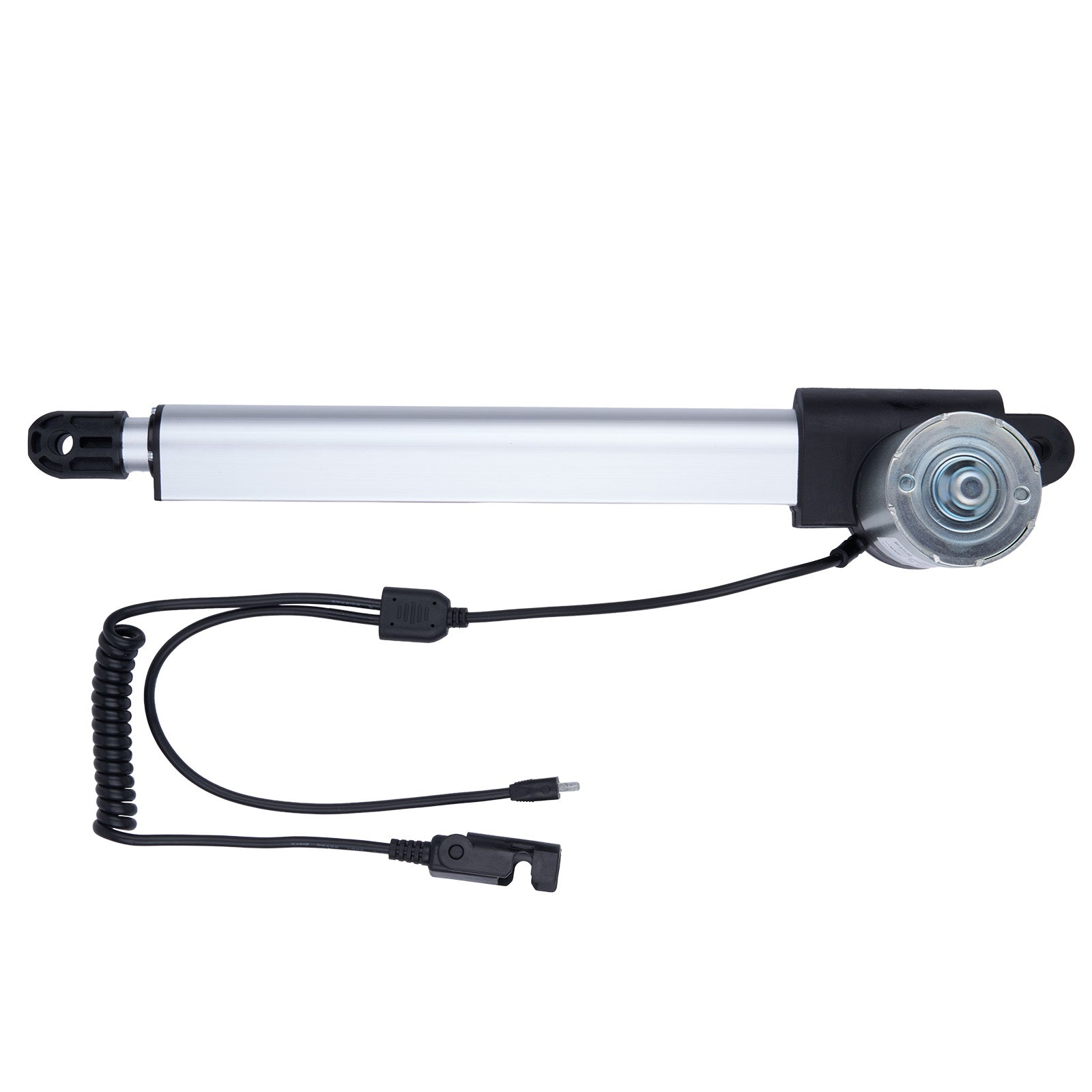 Motorized slider with cable on a white background