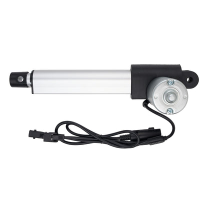 Linear actuator with cable on a white background