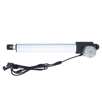 Linear actuator with cable on a white background