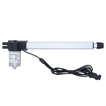 Electric actuator with cable on a white background