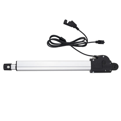 Linear actuator with cable on a white background