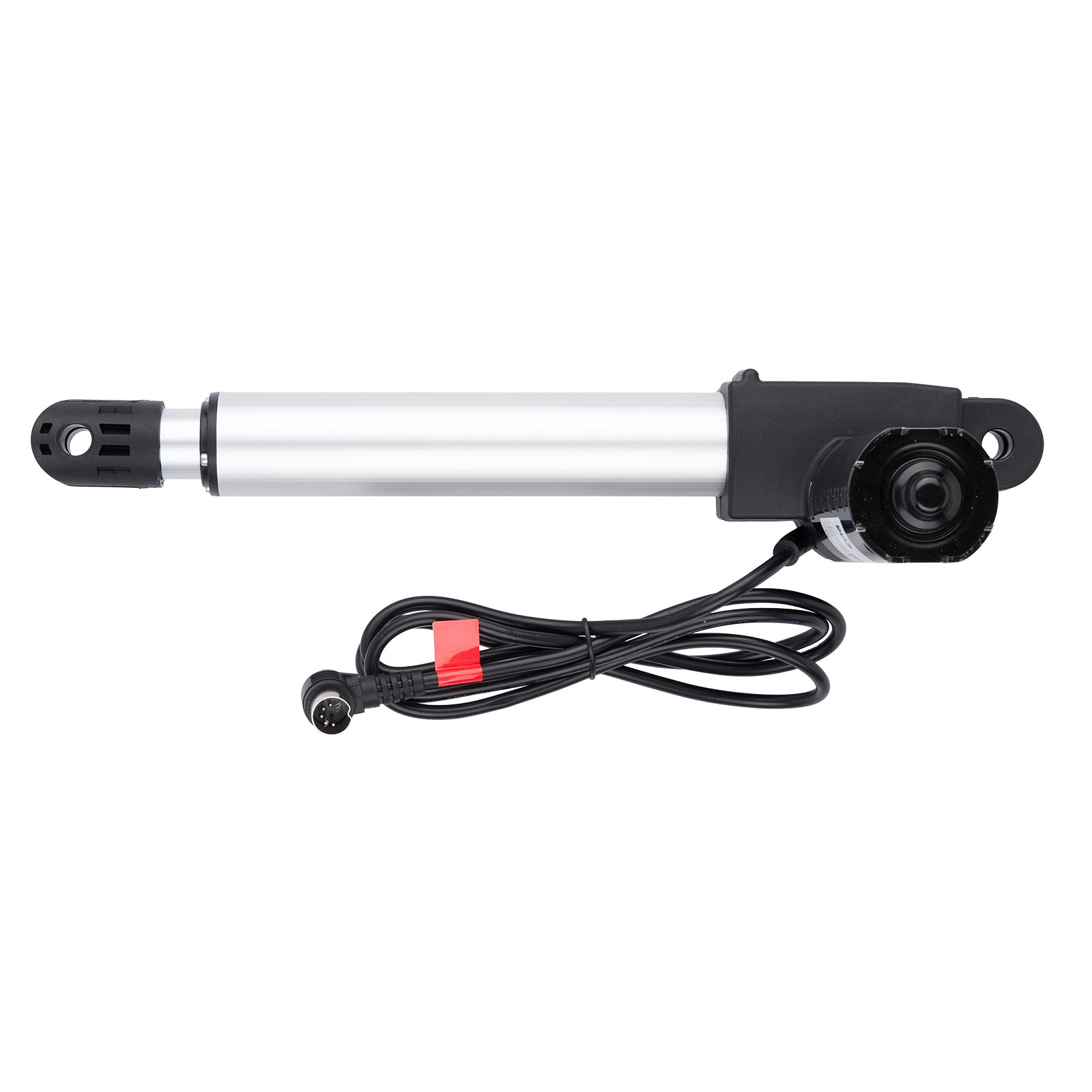 Linear actuator with cable on a white background