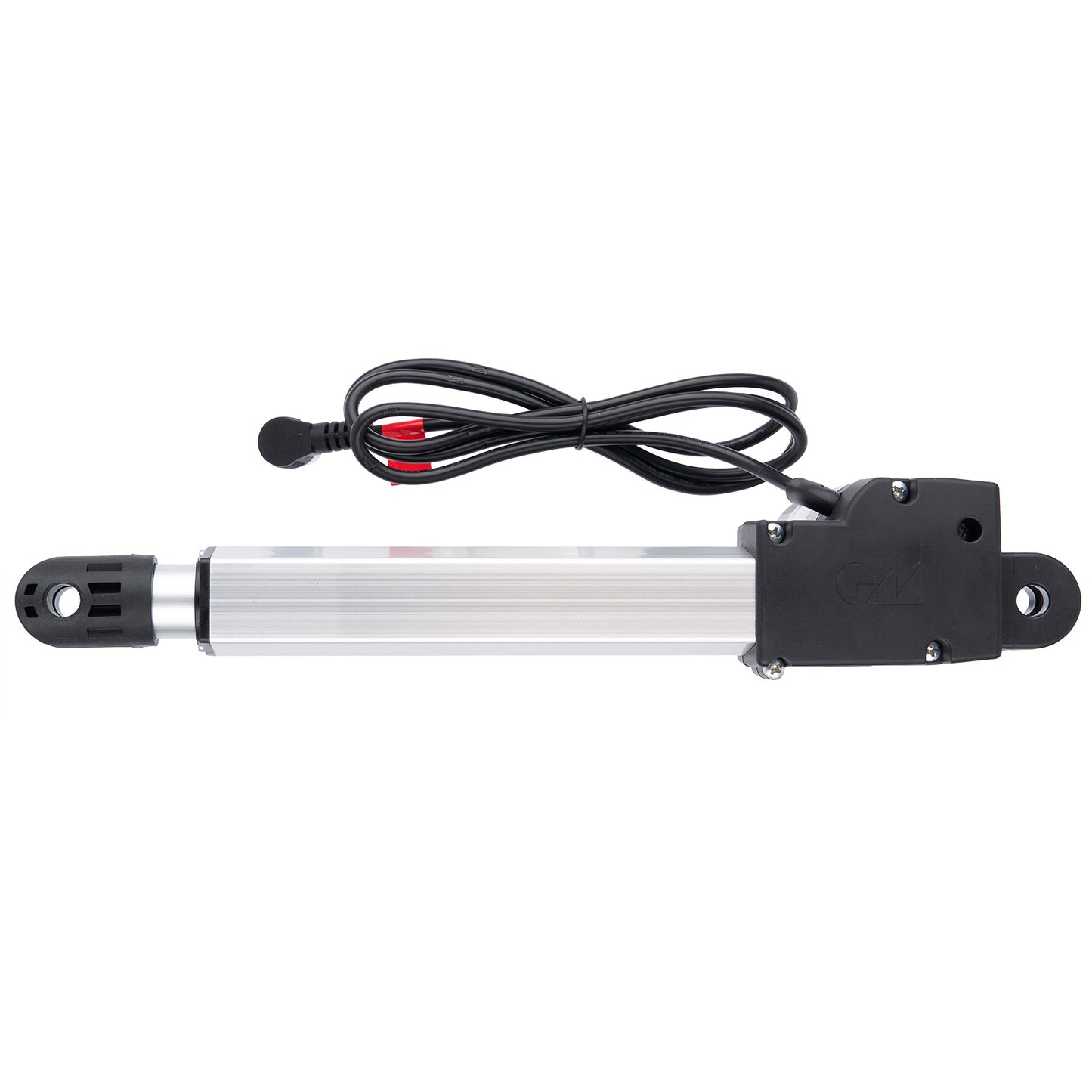 Linear actuator with cable on a white background