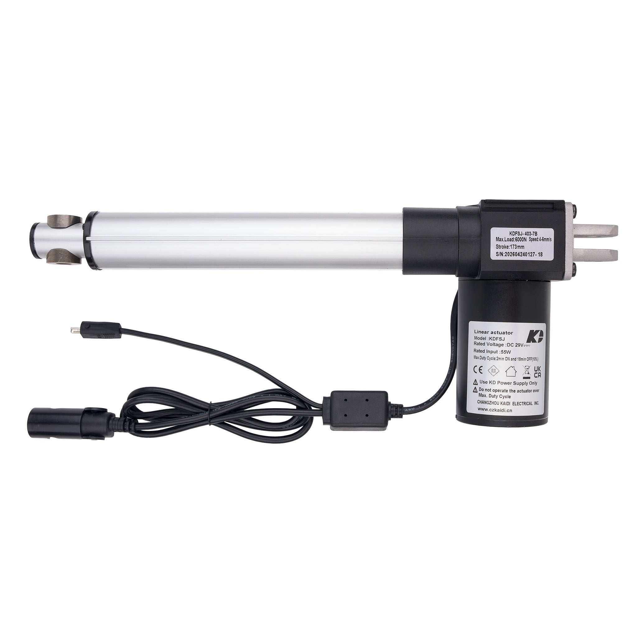 KDFSJ-403-7B Kaidi Linear Actuator for Power Recliner Lift Chairs