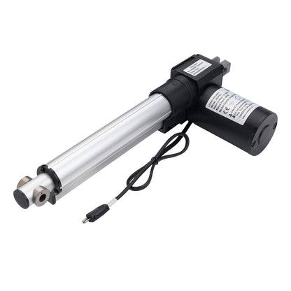 Electric linear actuator on a white background