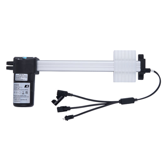 Pump with connectors and cable on a white background