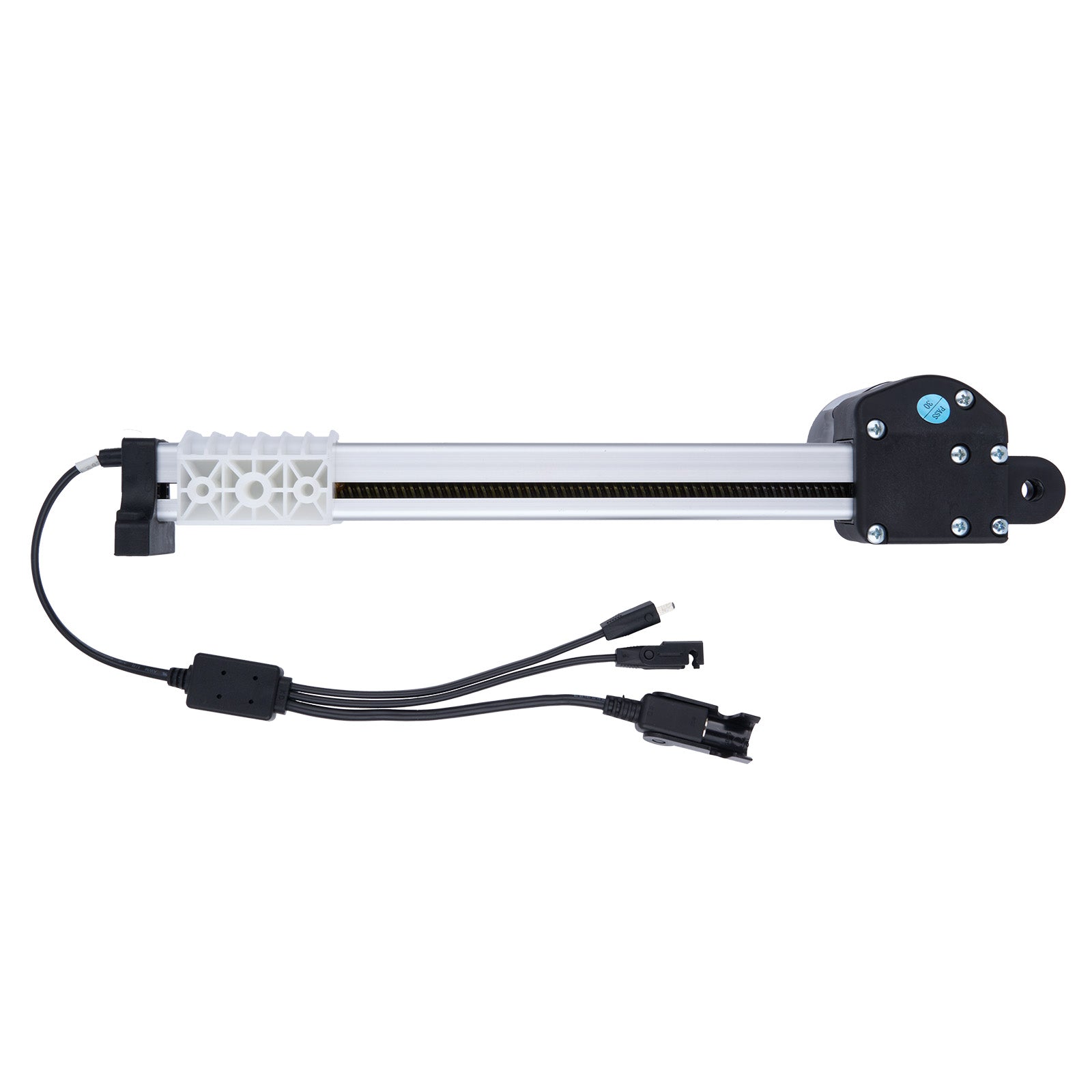 Aquarium light bar with connectors on a white background