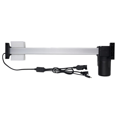 Mechanical sliding door operator on a white background