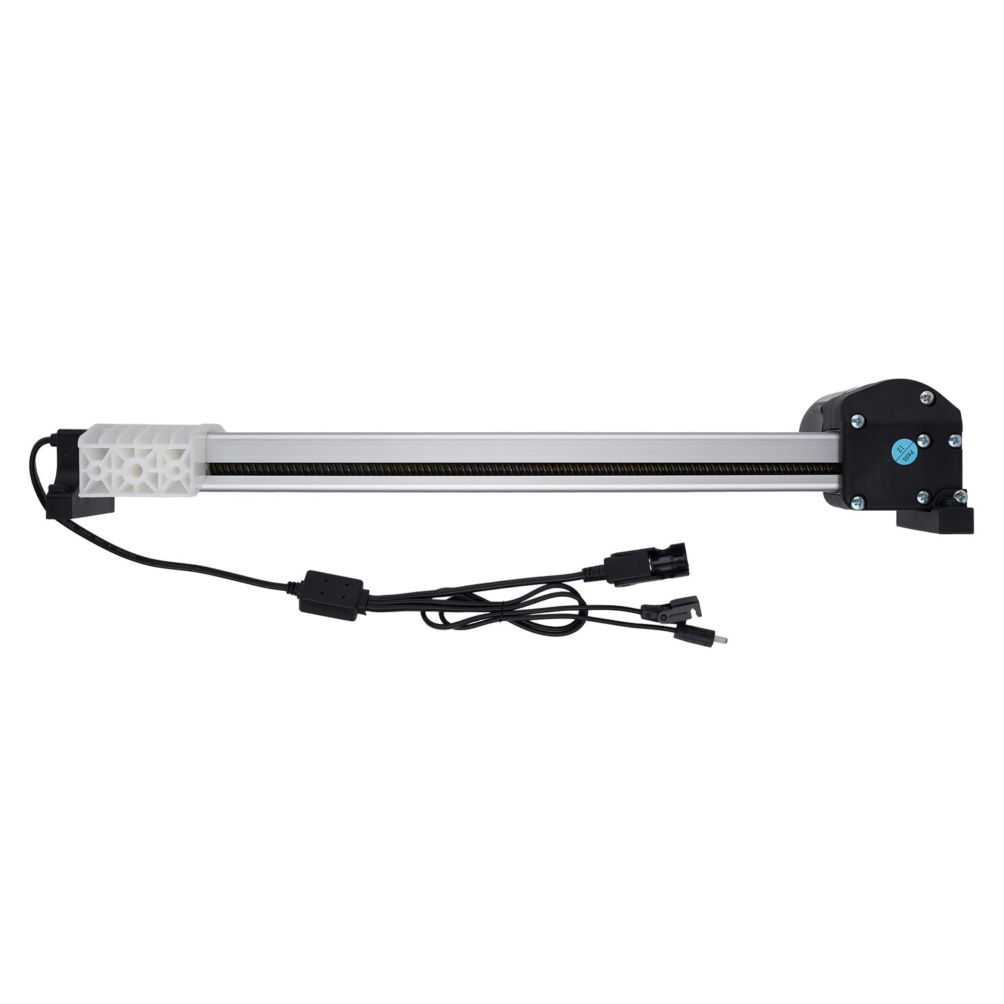 Aquarium light bar with power cord on a white background