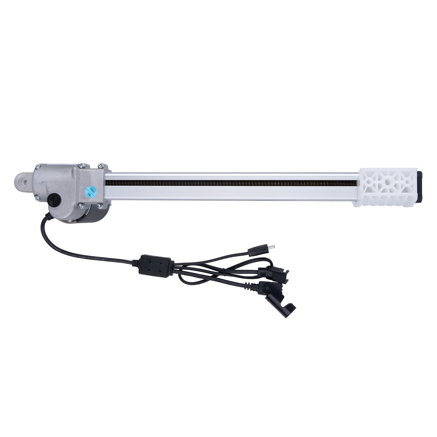 Aquarium light bar with power cord on a white background
