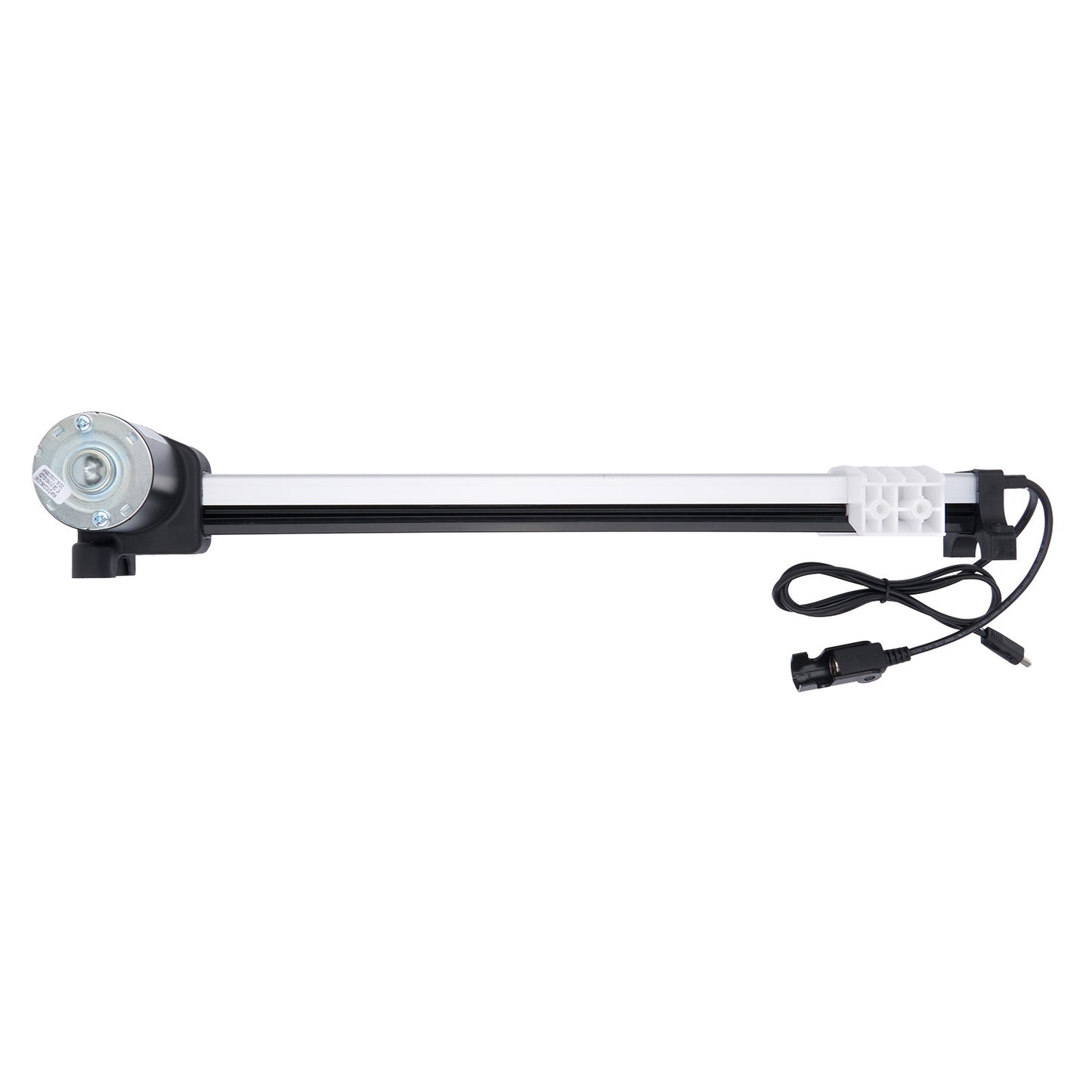Light bar with a lamp head and power cord on a white background