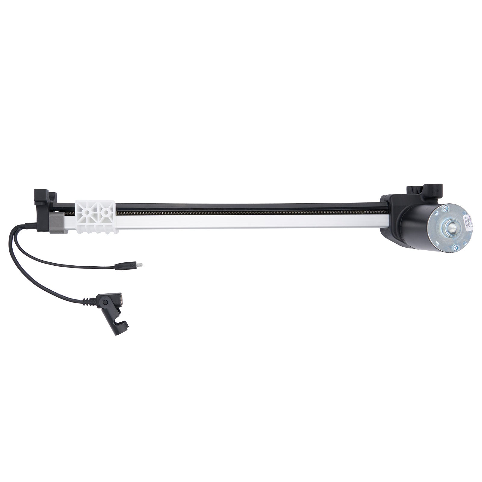 Camera slider with wheels on a white background