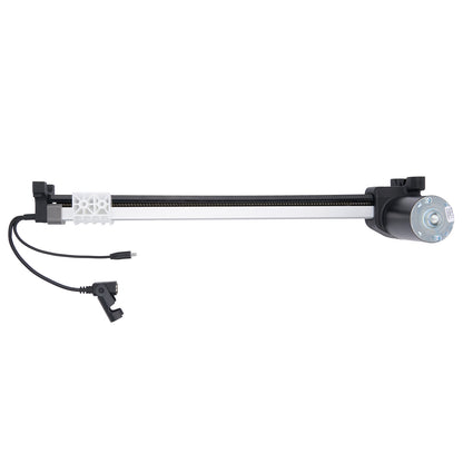 Camera slider with wheels on a white background