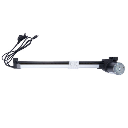 Mechanical arm with a motor on a white background