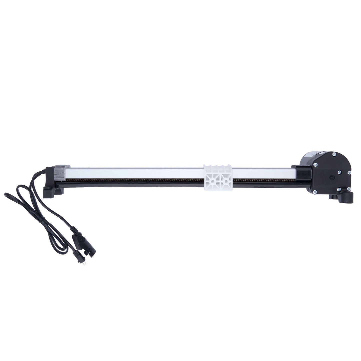 Aquarium light bar with power cord on a white background