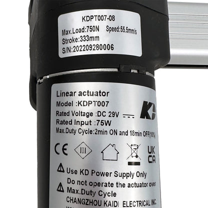 KAIDI KDPT007-08 Linear Actuator for Recliner/Lift Chair
