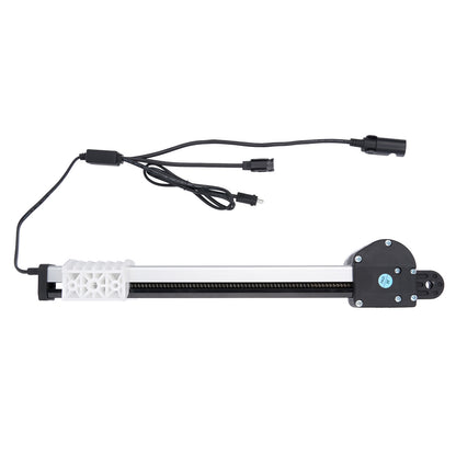 Mechanical component with black and white design on a white background