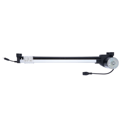 Camera slider with wheels on a white background