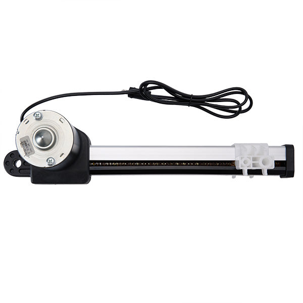 Mechanical component with a cable on a white background