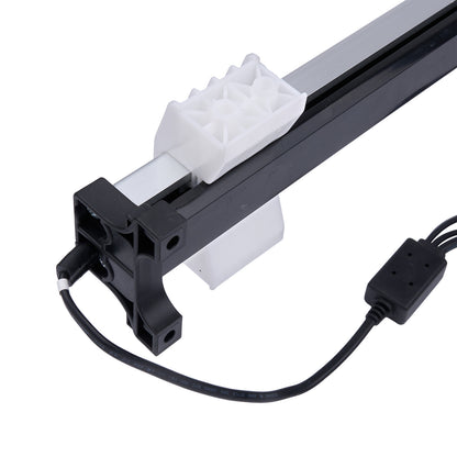 Mechanical component with a cable on a white background