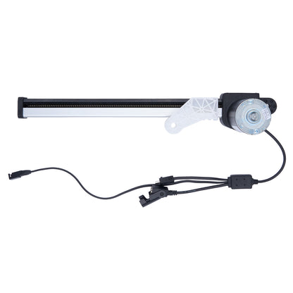 Motorized slider with cable on a white background