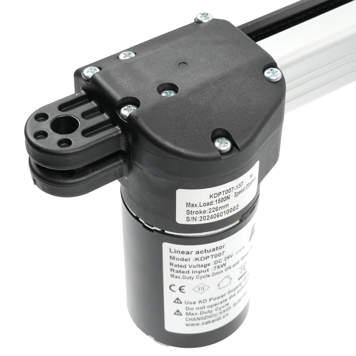 Linear Actuator Kaidi Model KDPT007-179 Replacing Linear Actuator Kaidi Model KDPT007-179 Replacing