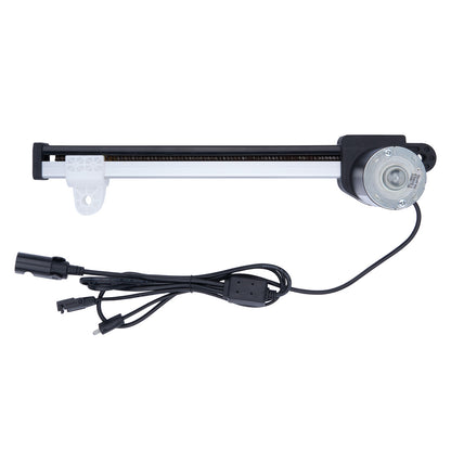 Aquarium light bar with power cord on a white background