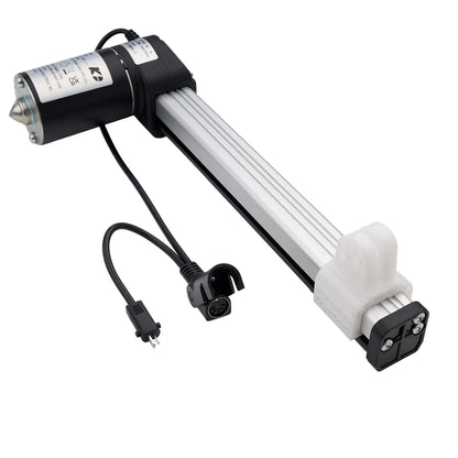 Underwater light with power cord on a white background