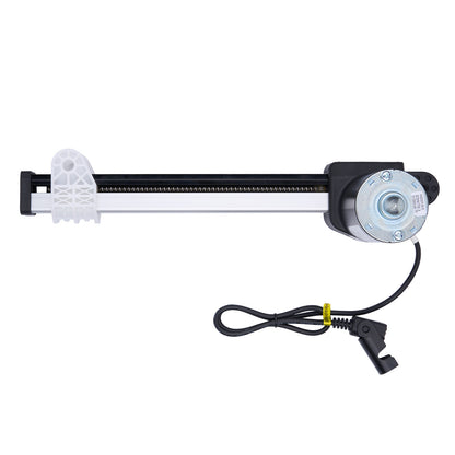 Mechanical slider with cable on a white background