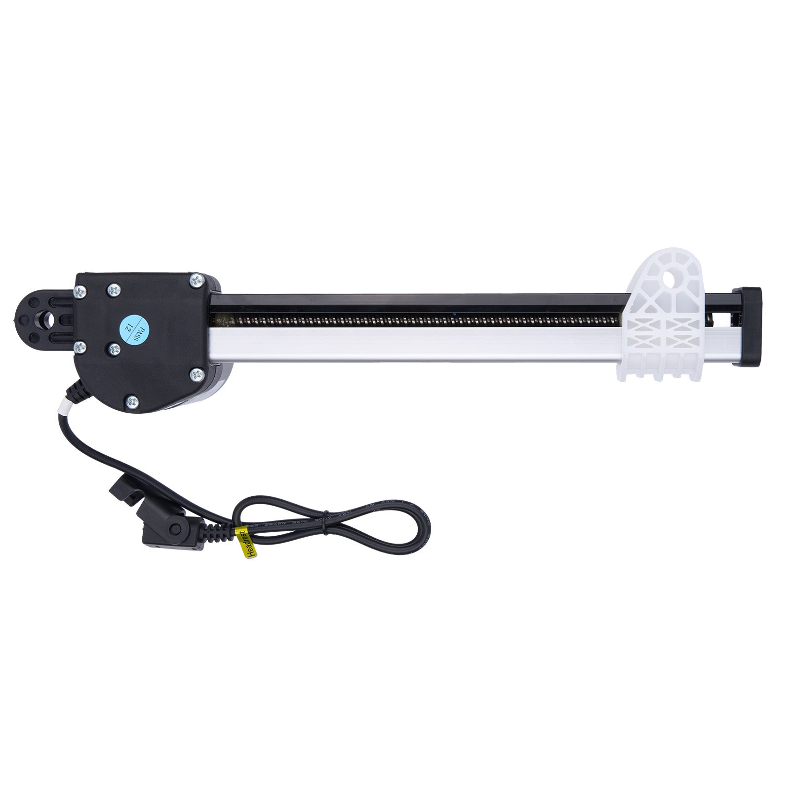 Mechanical arm with a motor on a white background