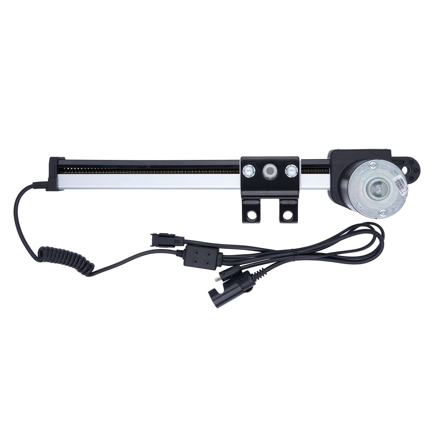 Mechanical component with wiring on a white background