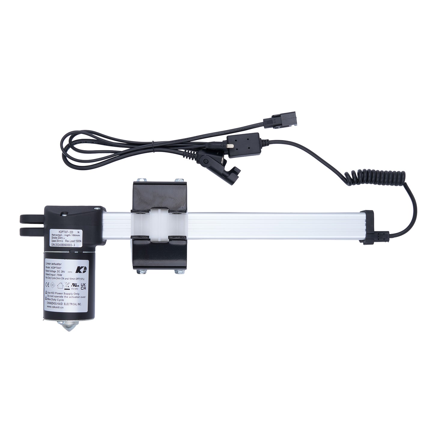 Electrical component with wiring on a white background