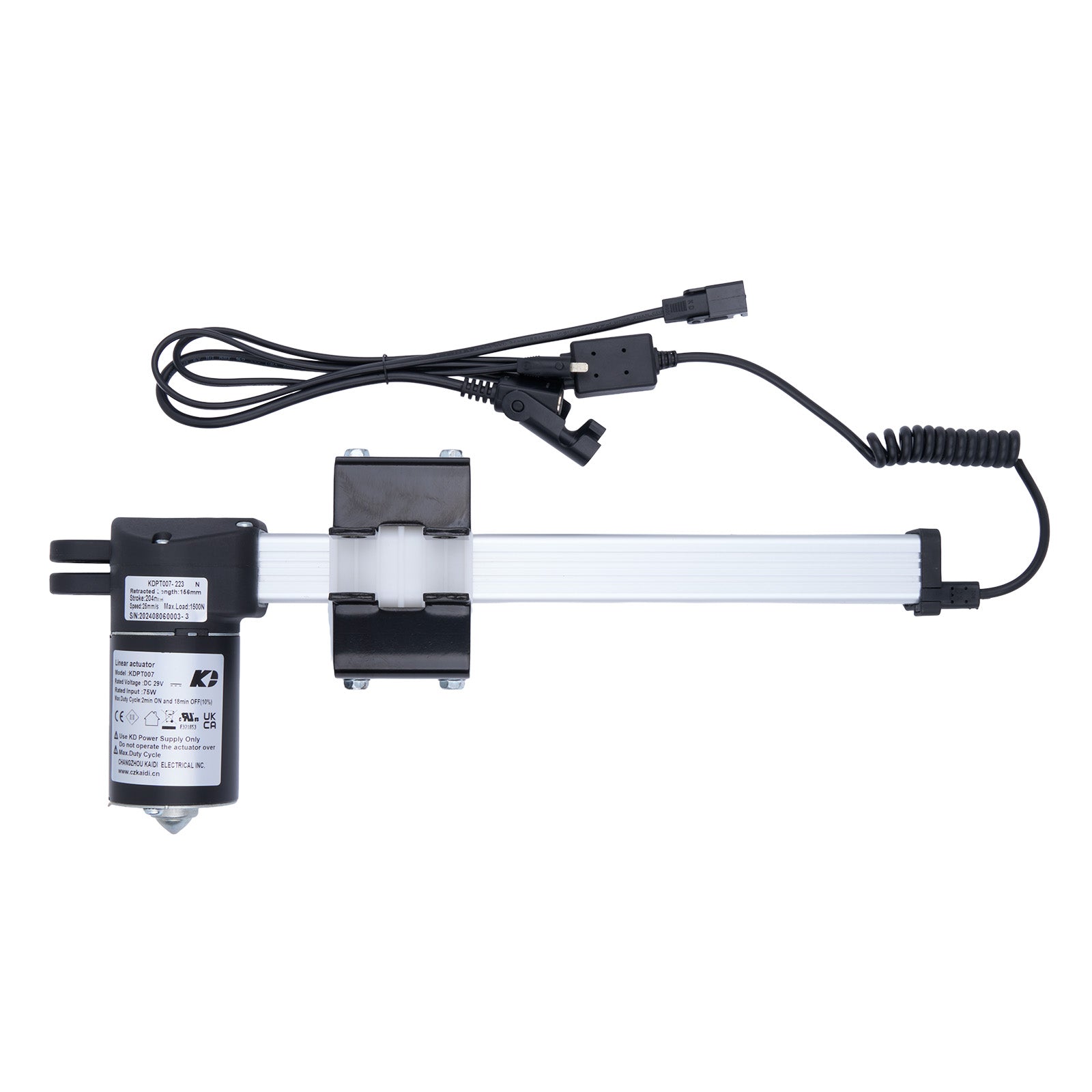 Electrical component with wiring on a white background