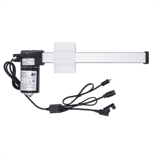 Light fixture with power cord and connectors on a white background