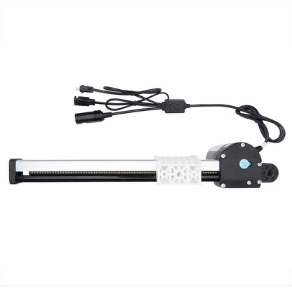 Aquarium light bar with cables on a white background