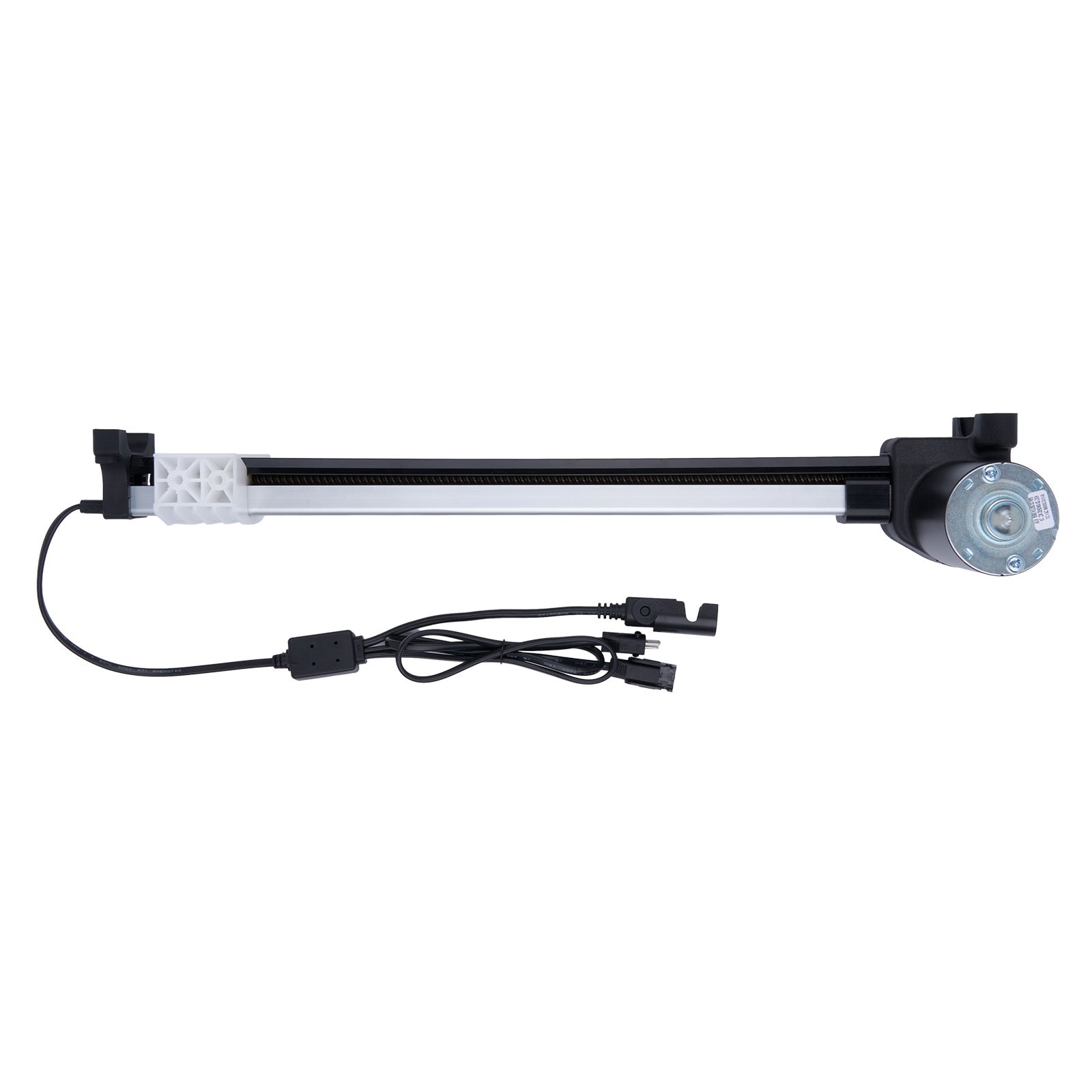 Aquarium light with power cord on a white background