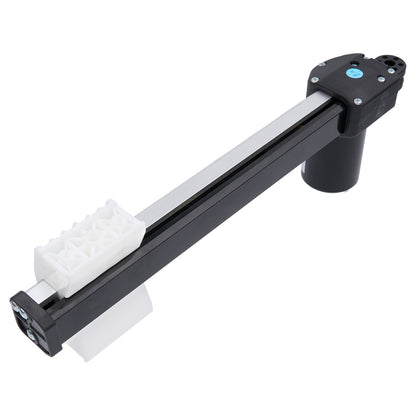 Mechanical component with a black and white design on a white background