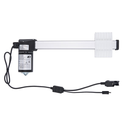 Aquarium light fixture with power cord on a white background