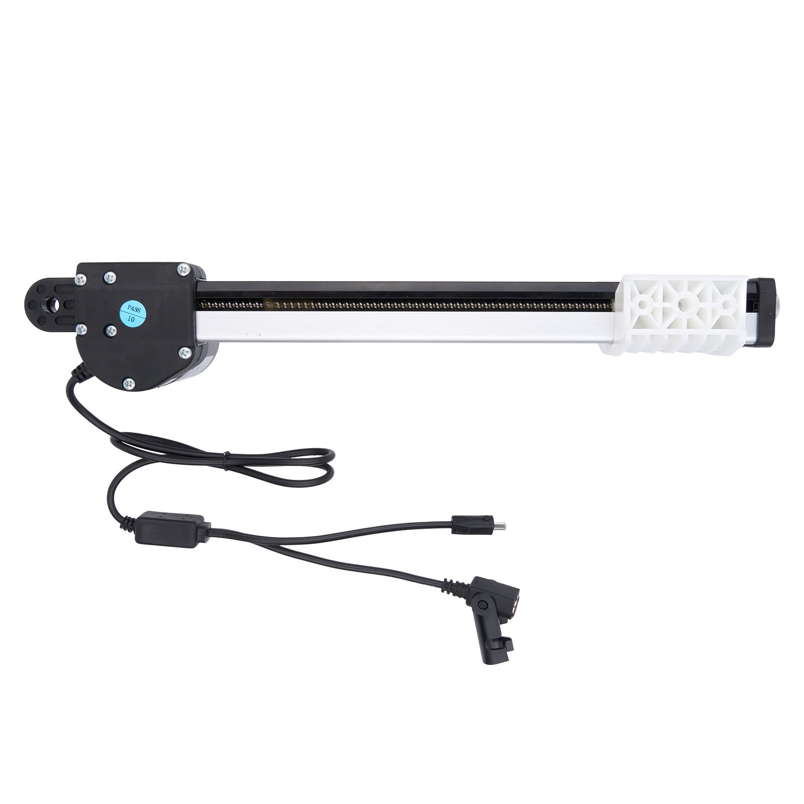 Aquarium light bar with power cord on a white background
