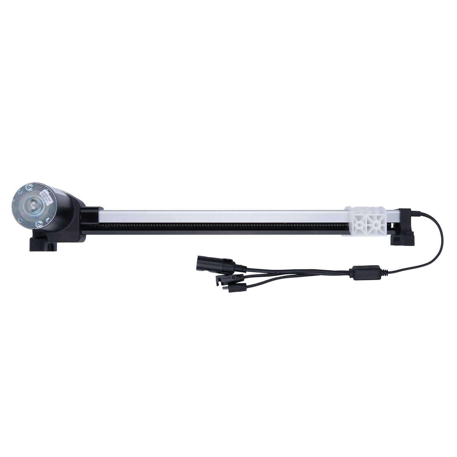 Light bar with a camera mount on a white background