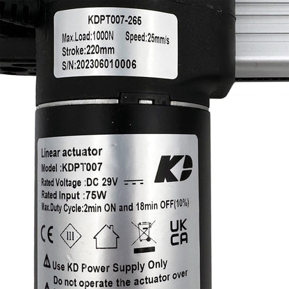 KAIDI KDPT007-265 Linear Actuator for Recliner/Lift Chair