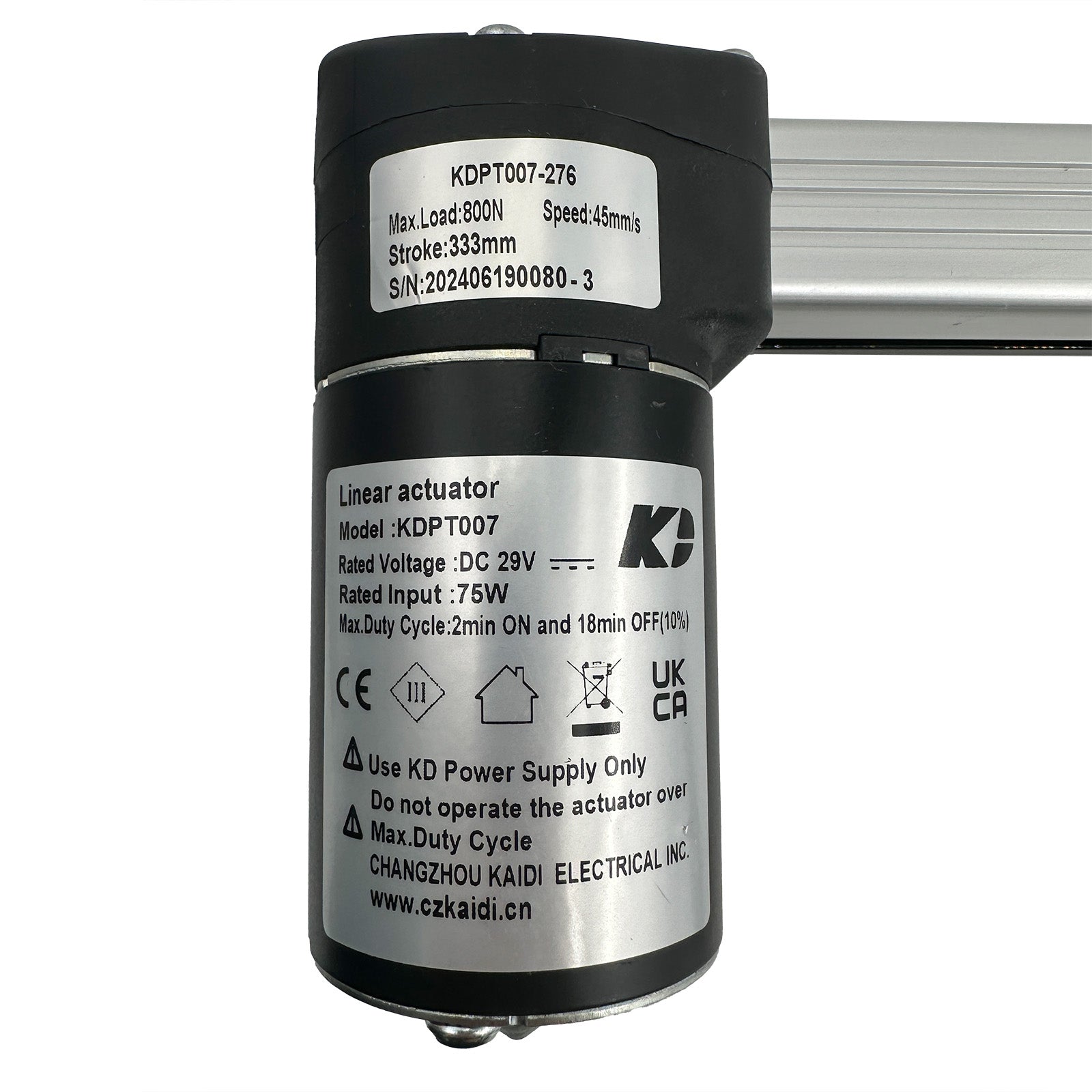 KAIDI KDPT007-276 Linear Actuator for Recliner/Lift Chair – Life