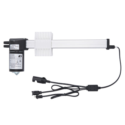 Electronic component with wires on a white background