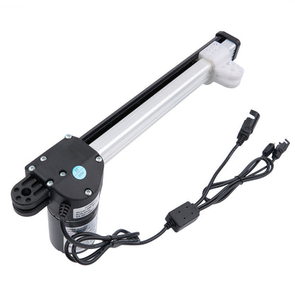 Electric actuator with cable on a white background