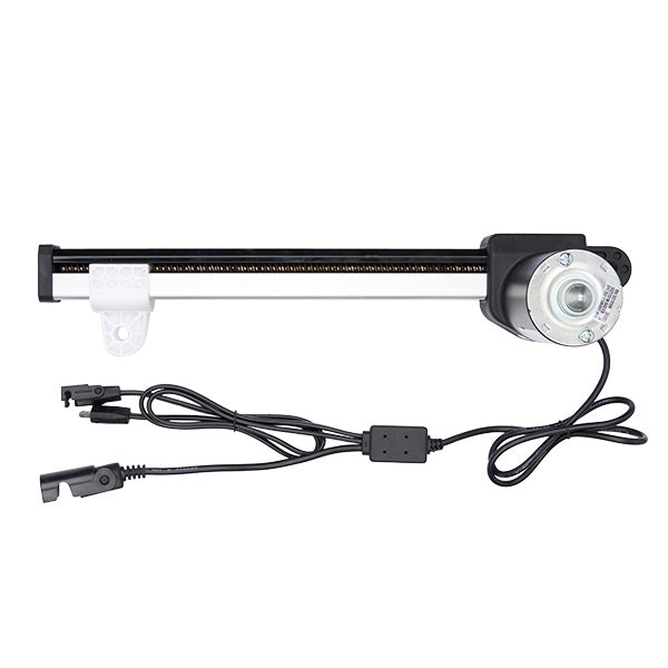 Light bar with a cable on a white background