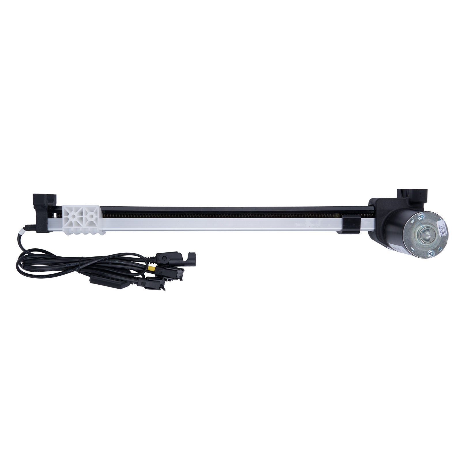 Aquarium light fixture with power cord on a white background