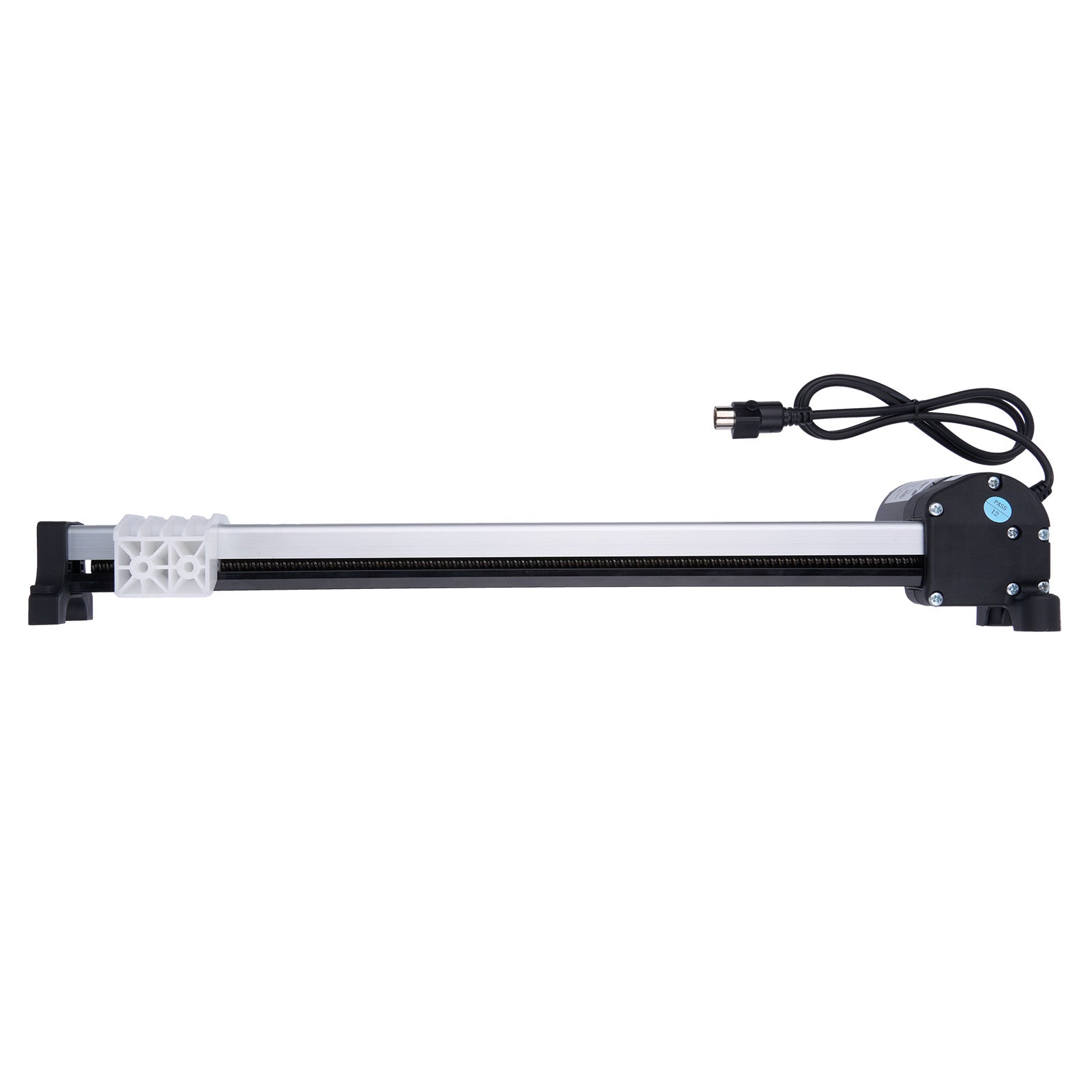 Linear actuator with cable on a white background